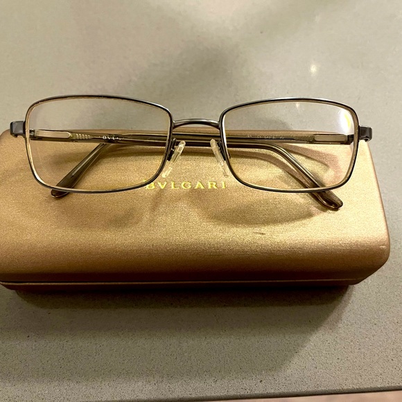 Bvlgari Metal Eyeglass Frame - Picture 1 of 6